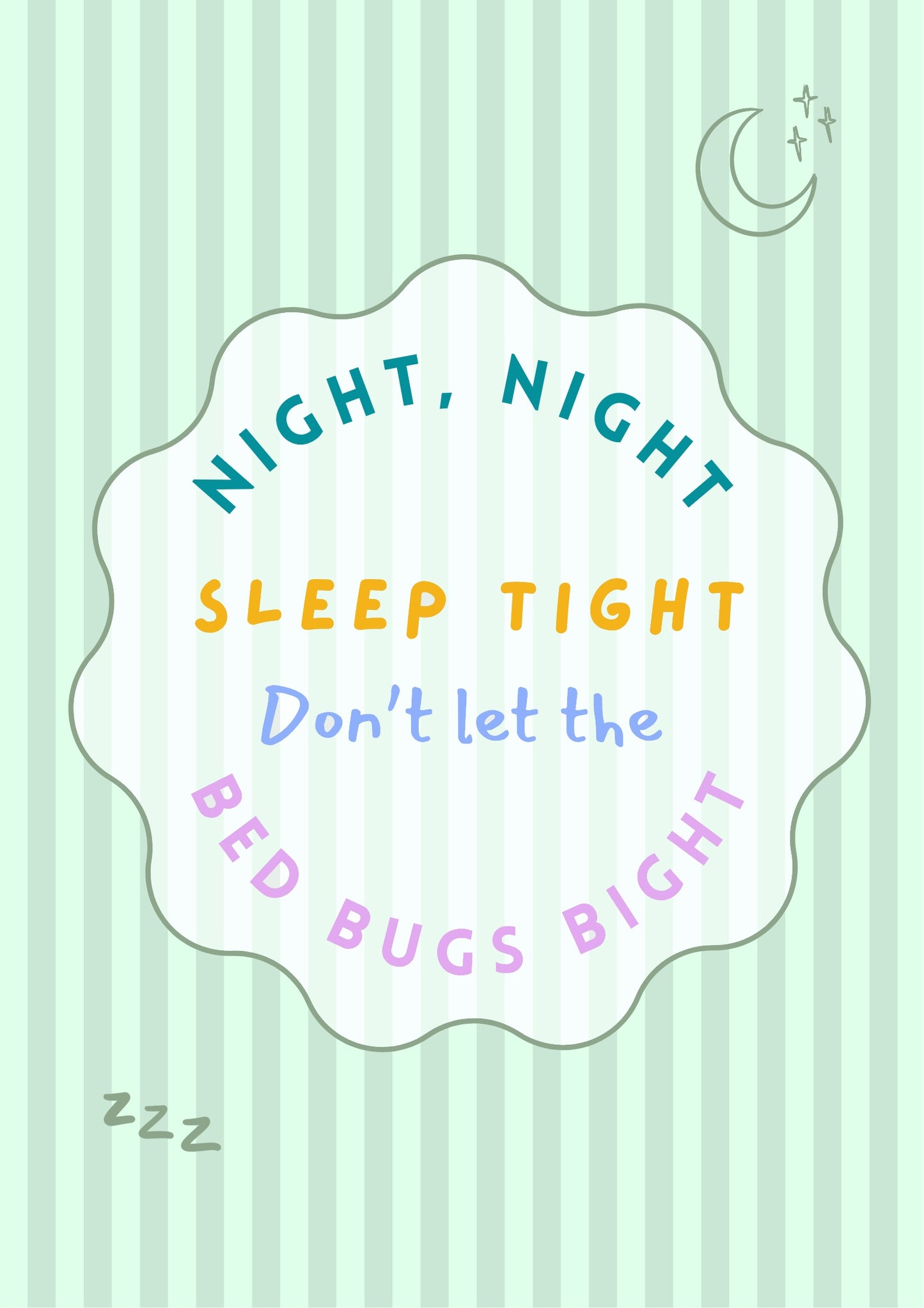 “Night night, Sleep Tight” Print