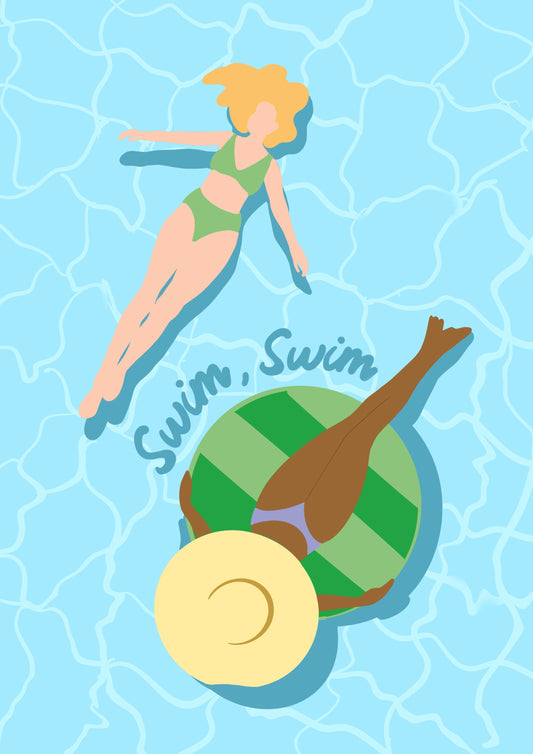 “Swim” Print