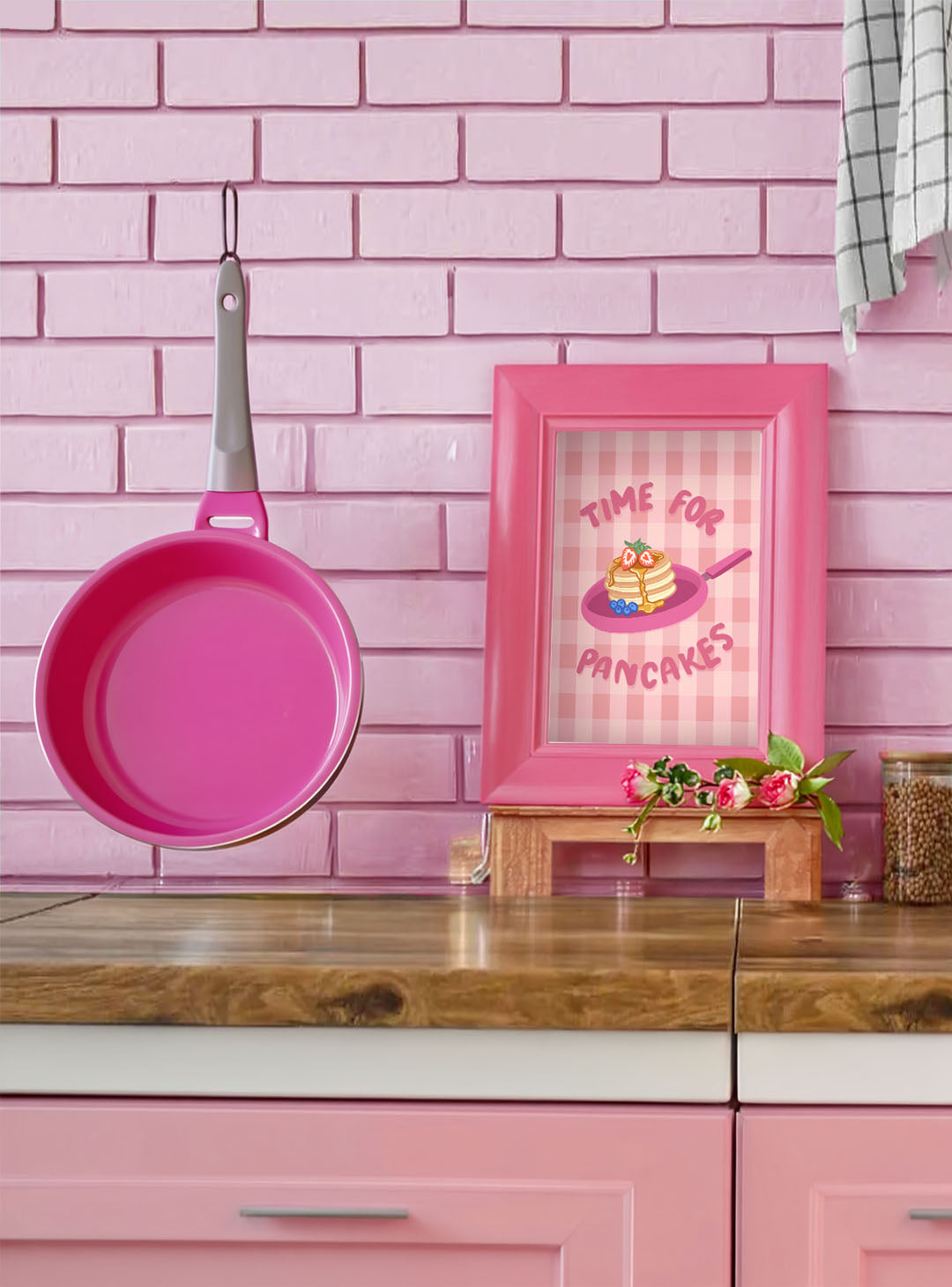 “Time for Pancakes” Cute Print