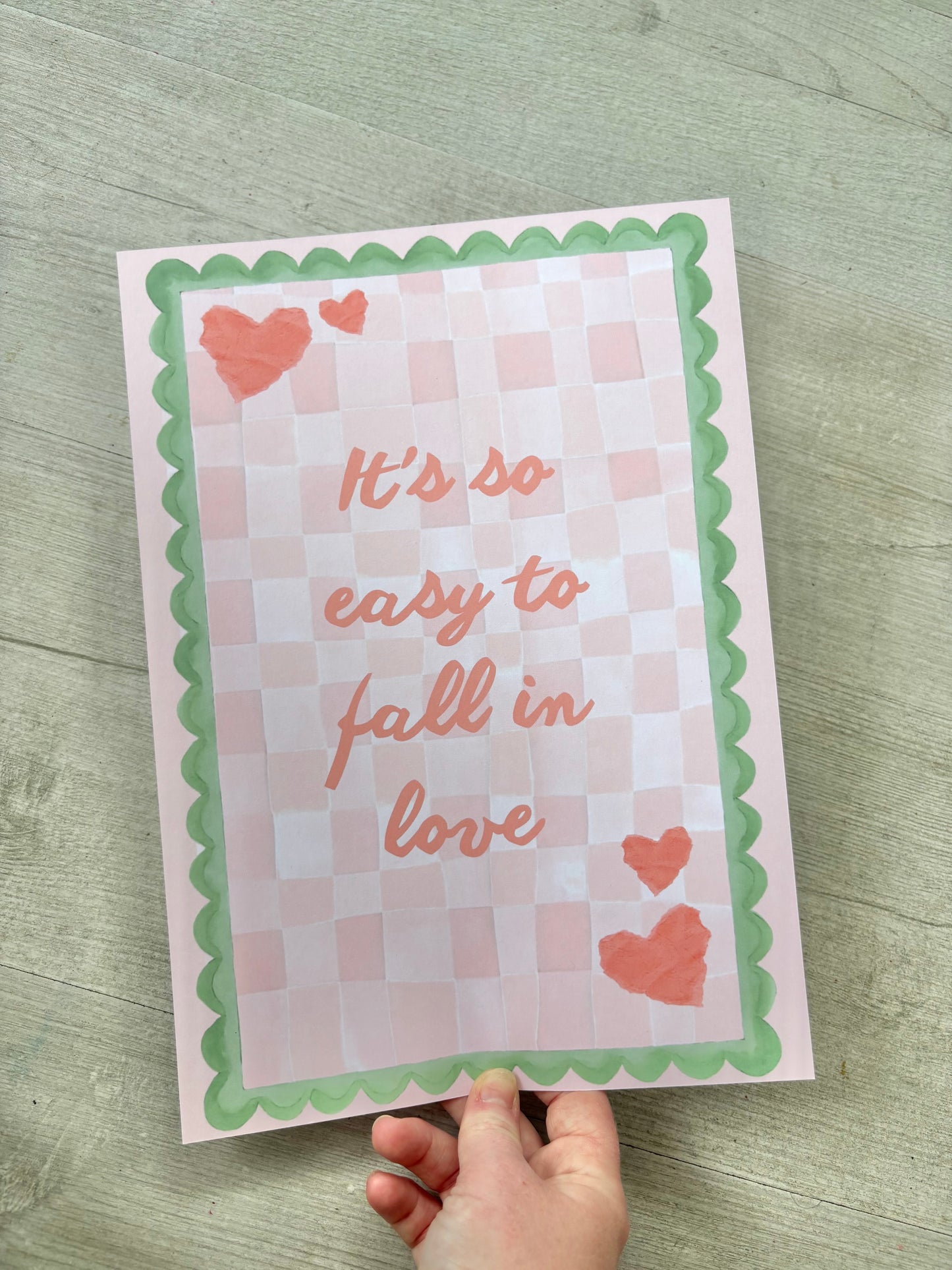 “It’s so Easy to fall in love” Print