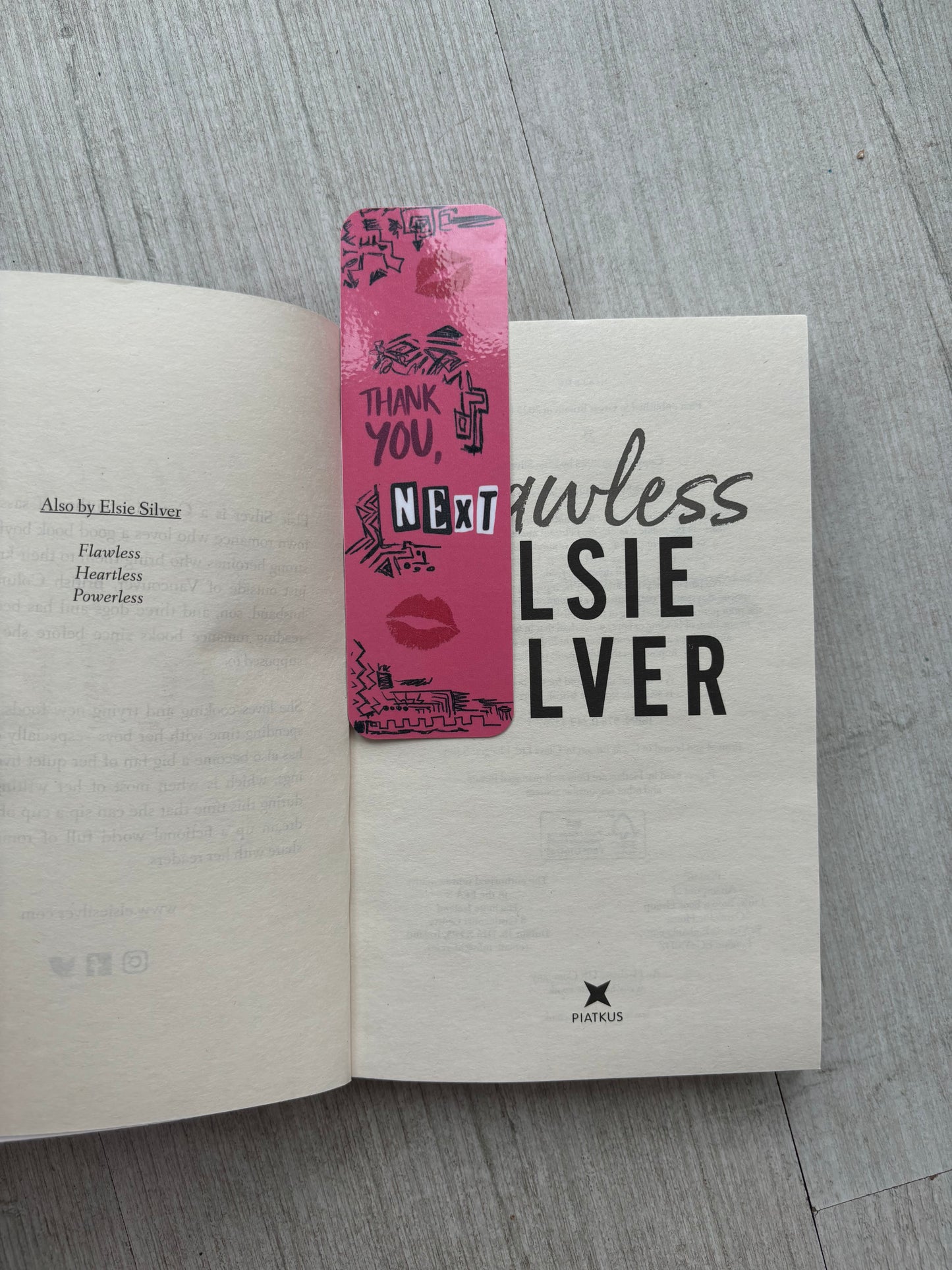 Thank You, Next Bookmark