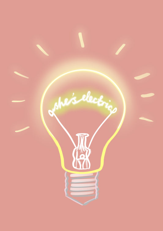 “She’s Electric” Print