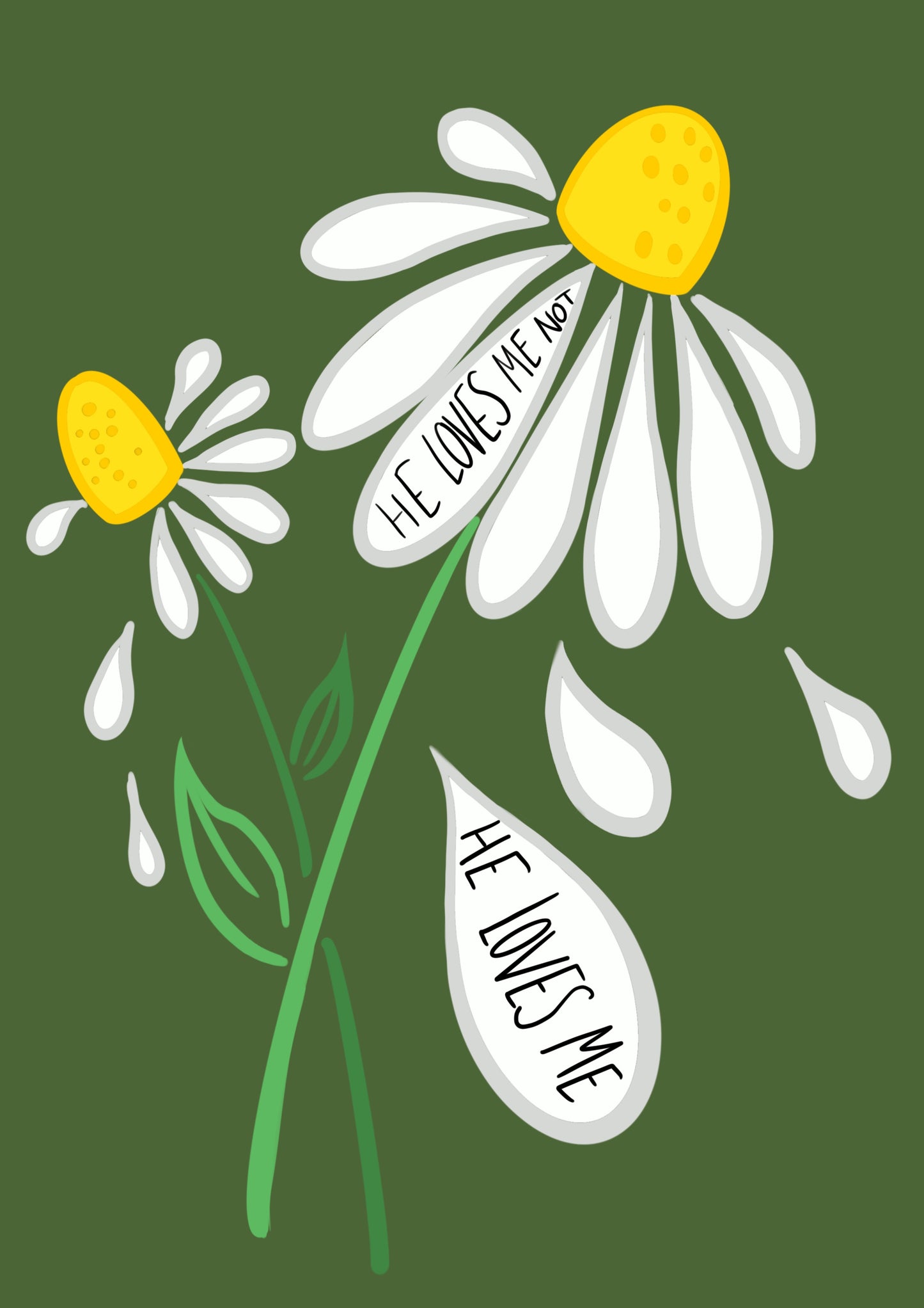 “Love Me Not” Print