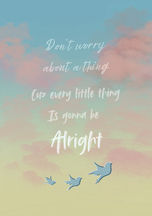 “Three Little Birds” Print